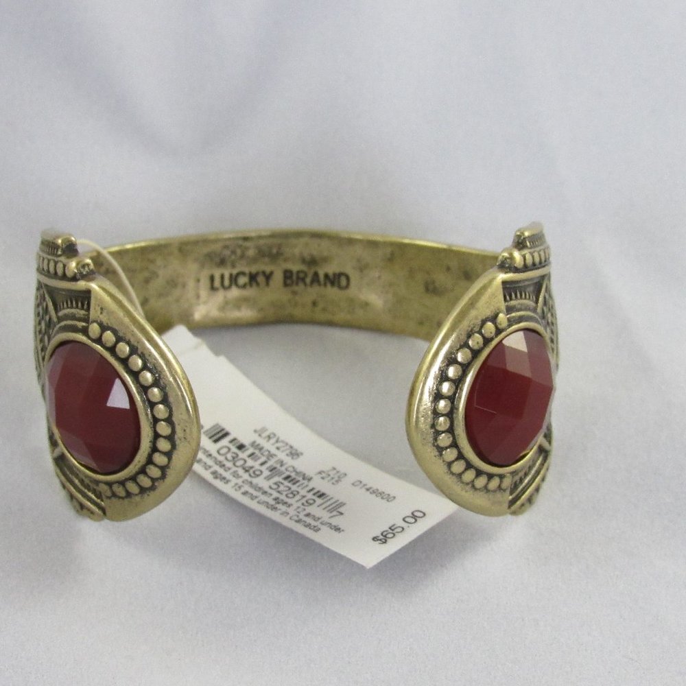 LUCKY BRAND CASELINE GEM OPEN CUFF BRACELET